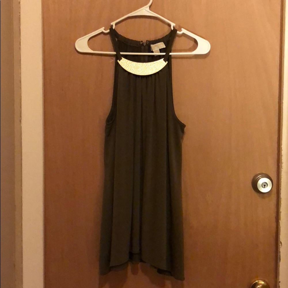 Michael Kors green tunic.